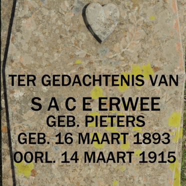 ERWEE S.A.C. nee PIETERS 1893-1915