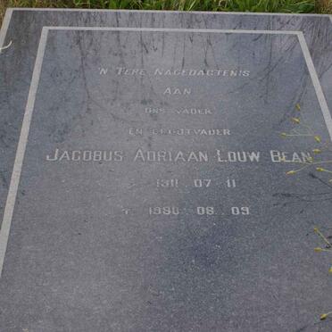 BEAN Jacobus Adriaan Louw 1911-1980