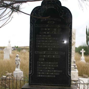 FOUCHE Hermanus Johannes 1851-1932 &amp; Aletta Johanna 1855-