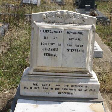 HENNING Johannes Stephanus -1948