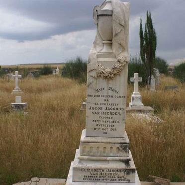 HEERDEN Jacob Jacobus, van 1864-1919 &amp; Elizabeth Jacomina 1867-1920