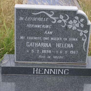 HENNING Catharina Helena 1898-1967