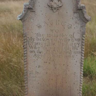 LACY Eva Evangeline, de -1882