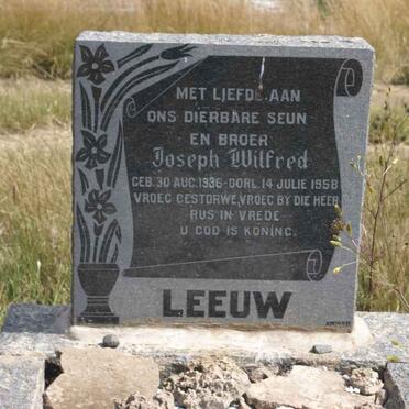 LEEUW Joseph Wilfred 1936-1958