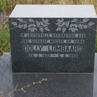 LOMBAARD Dolly 1920-1998