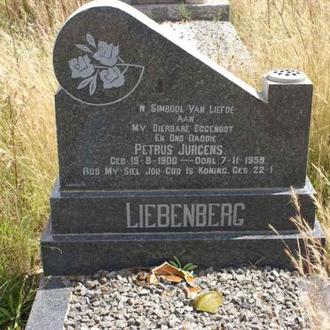 LIEBENBERG Petrus Jurgens 1900-1959