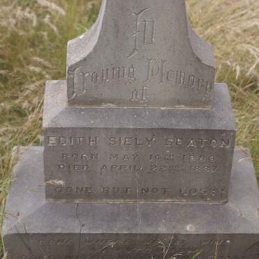 SEATON Edith Siely 1886-1887