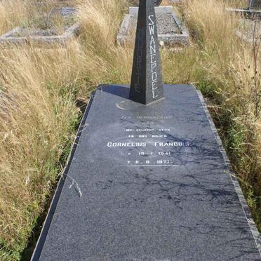 SWANEPOEL Cornelius Francois 1941-1977  