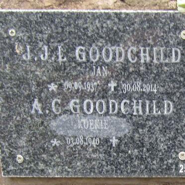 GOODCHILD J.J.L. 1937-2014 &amp; A.C. 1940-