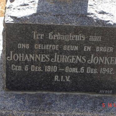 JONKER Johannes Jurgens 1910-1942