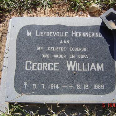 ROSA George William, de la 1914-1989 &amp; Susanna Elizbeth VISAGIE 1920-