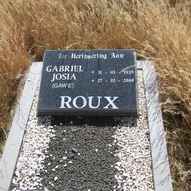 ROUX Gabriel Josia 1929-2000