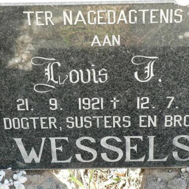 WESSELS Louis J. 1921-1997