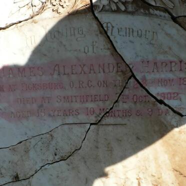 HARRIS James Alexander 1886-1902