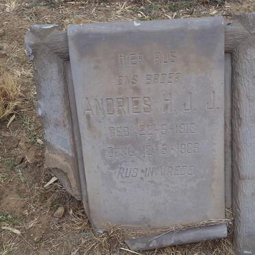 ENGELBRECHT Andries H.J.J. 1913-1935