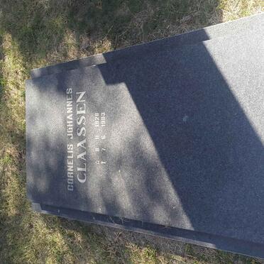 CLAASSEN Cornelis Johannes 1928-1983