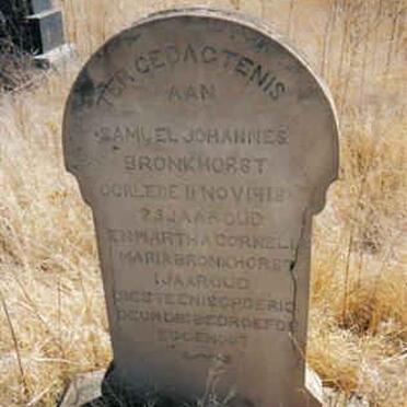 BRONKHORST Samuel Johannes -1918 :: BRONKHORST Martha Cornelia Maria