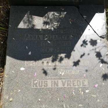 WILKEN Anna Elizabeth nee BOUWER 1855-1941 :: WILKEN Pieter Andries Frederik 1???-1963