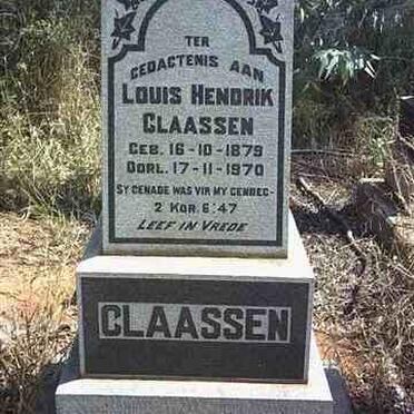 CLAASSEN Louis Hendrik 1879-1970