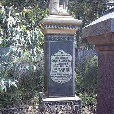 CLAASSEN Judith Jacoba nee MULLER 1844-1931