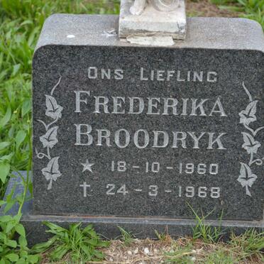 BROODRYK Frederika 1960-1968