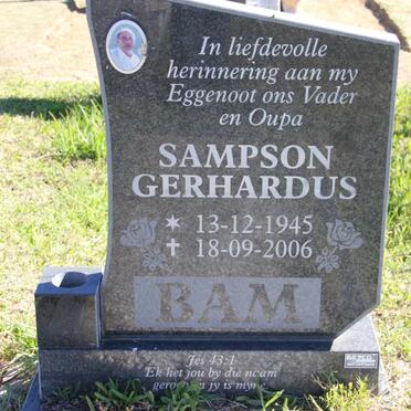 BAM Sampson Gerhardus 1945-2006