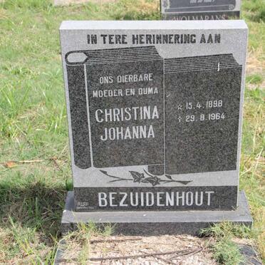 BEZUIDENHOUT Christina Johanna 1898-1964