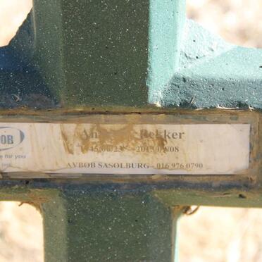 BEKKER Anna ? 1945-2015