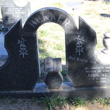 BEKKER Annaline 1944-1994