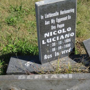 BERTANI Nicolo Luciano 1950-1990