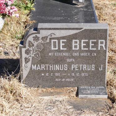 BEER Marthinus Petrus J. de 1912-1975 :: DE BEER Neels 1949-2012