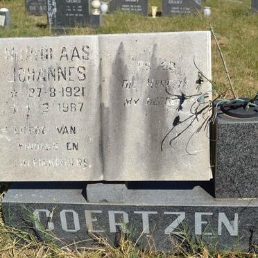 COERTZEN Nicholaas Johannes 1921-1987