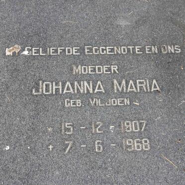 COETZEE Andries Jacobus Jasper 1908-1971 &amp; Johanna Maria VILJOEN 1907-1968