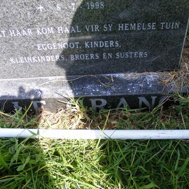 GRANGE Maria Elizabeth, le 1926-1998