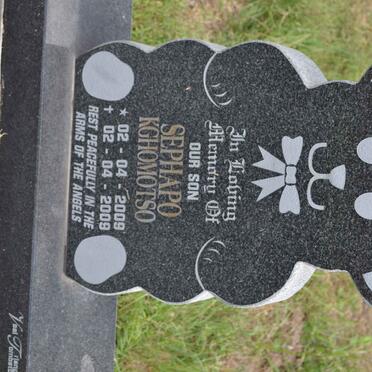 KGHOMOTSO Sephapo 2009-2009