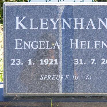 KLEYNHANS Engela Helena 1921-2011