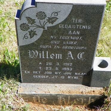 KLERK Willem A.C., de 1912-1993