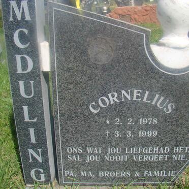 McDULING Cornelius 1978-1999