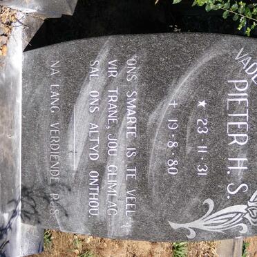 MERWE Pieter H.S., van der 1931-1980 &amp; Maria M.F. ENGELS 1934-