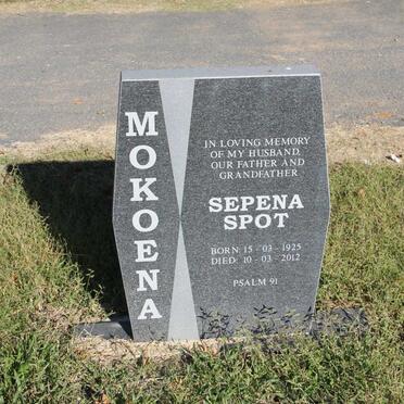 MOKOENA Sepena Spot 1925-2012