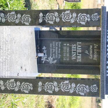 MPHUTHI Lahliwe Selina 1964-2011