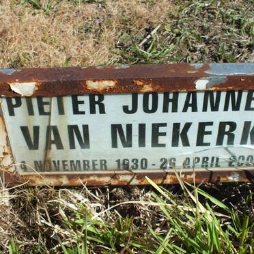 NIEKERK Pieter Johannes, van 1930-2003