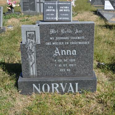 NORVAL Anna 1906-1987