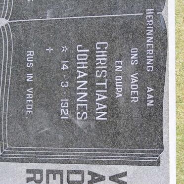 NAUDE Christiaan Johannes 1921- &amp; Cornelia Johanna 1923-1987