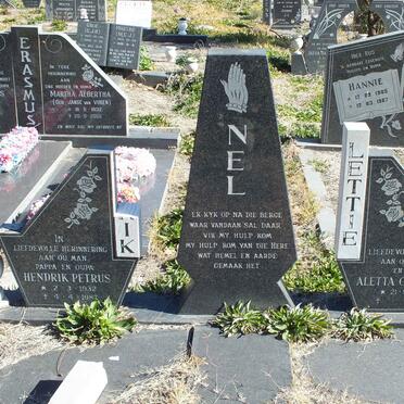 NEL Hendrik Petrus 1932-1987 &amp; Aletta Catherina 1935-