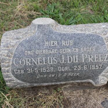 PREEZ Cornelus J., du 1938-1957