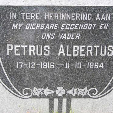 PRETORIUS Petrus Albertus 1916-1964