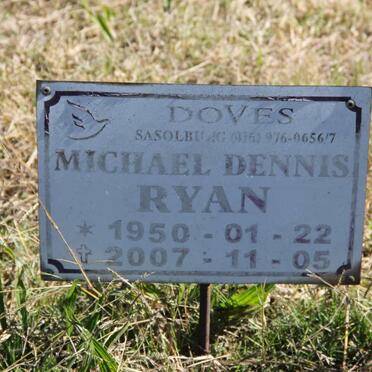 RYAN Michael Dennis 1950-2007