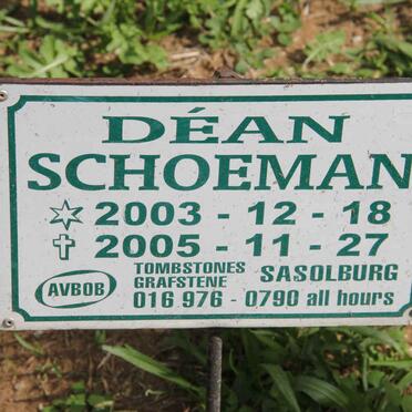 SCHOEMAN Dean 2003-2005