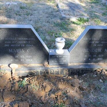 STAPELBERG Hendrik M. 1934-1999 &amp; Maria C. 1935-1994